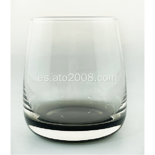 Vaso de vaso gris ahumado